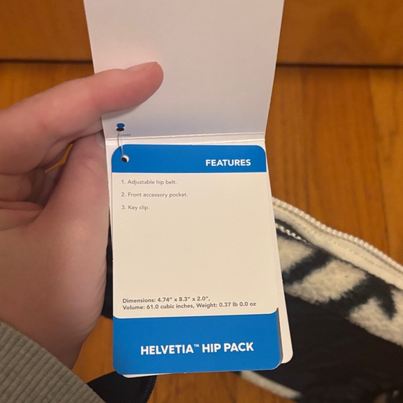 Columbia Monochrome Fleece Helvetia Belt Bag Hip Pack NWT - Picture 7 of 9